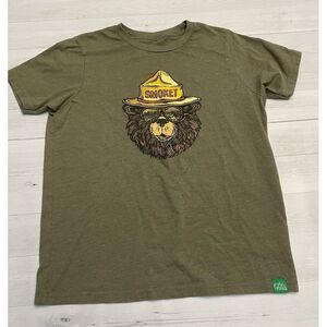 Wild Tribute smokey‎ the bear tshirt youth XL
